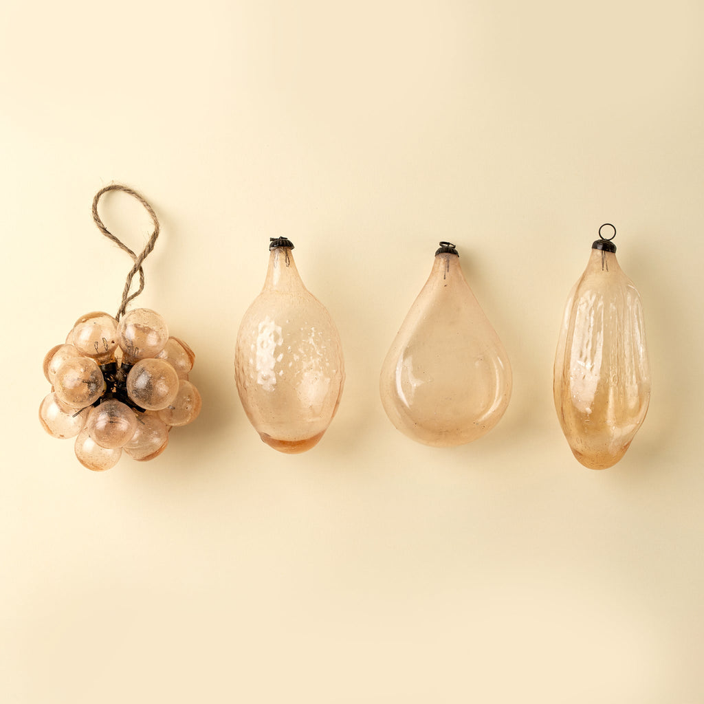 Recycled Vintage Seedpod Ornament, Pink