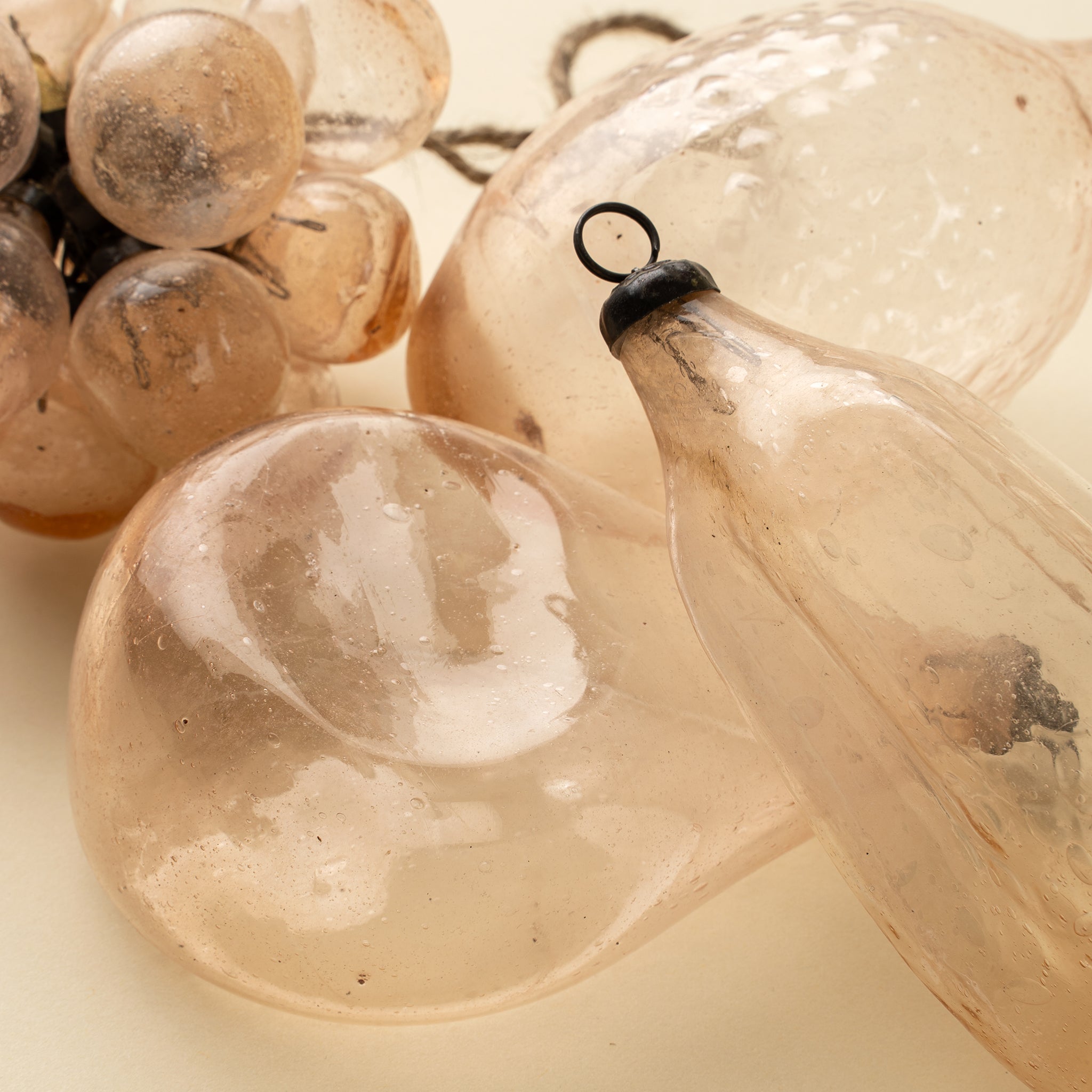 Recycled Vintage Seedpod Ornament, Pink