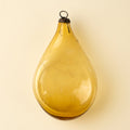 Recycled Vintage Pear Ornament, Gold