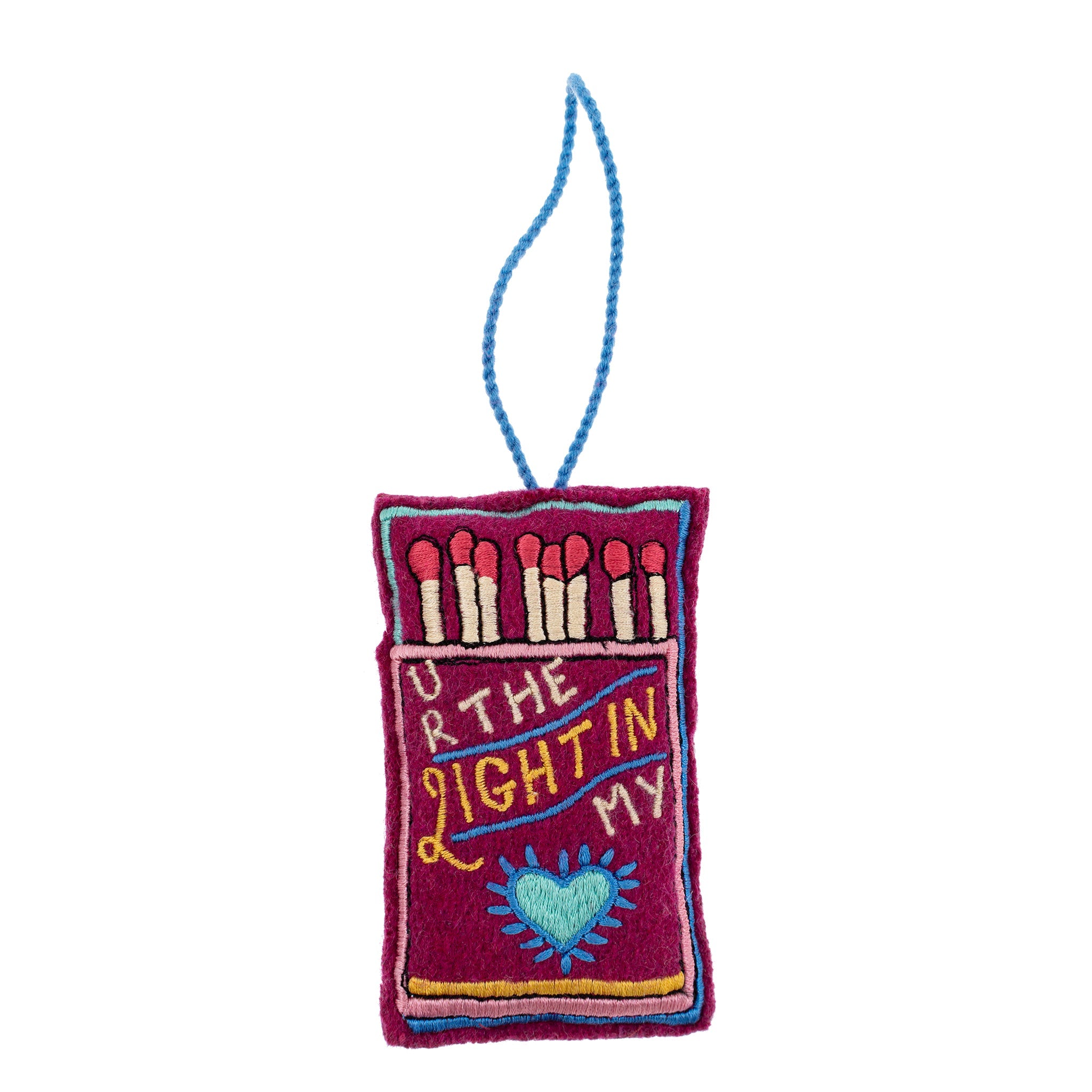 Light in My Heart Embroidered Decoration