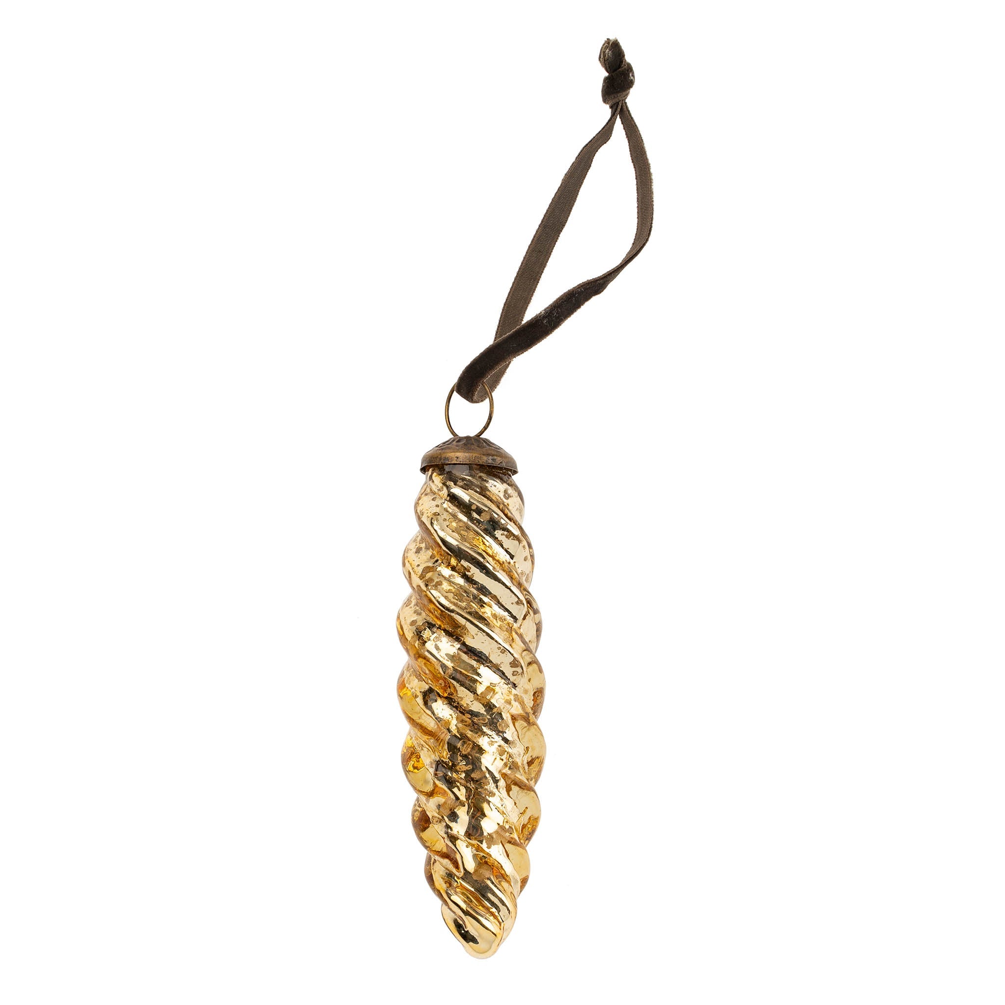 Icicle Ornament L, Gold