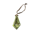 Diamond Droplet Holiday Ornament L, Jade