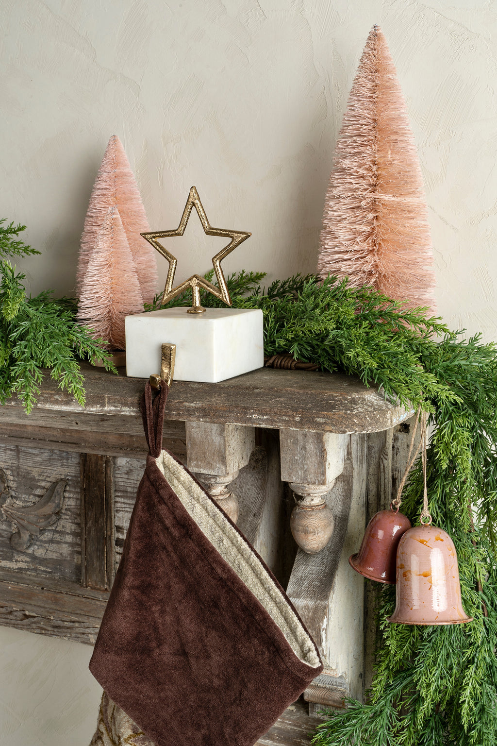 Star Marble Stocking Holder