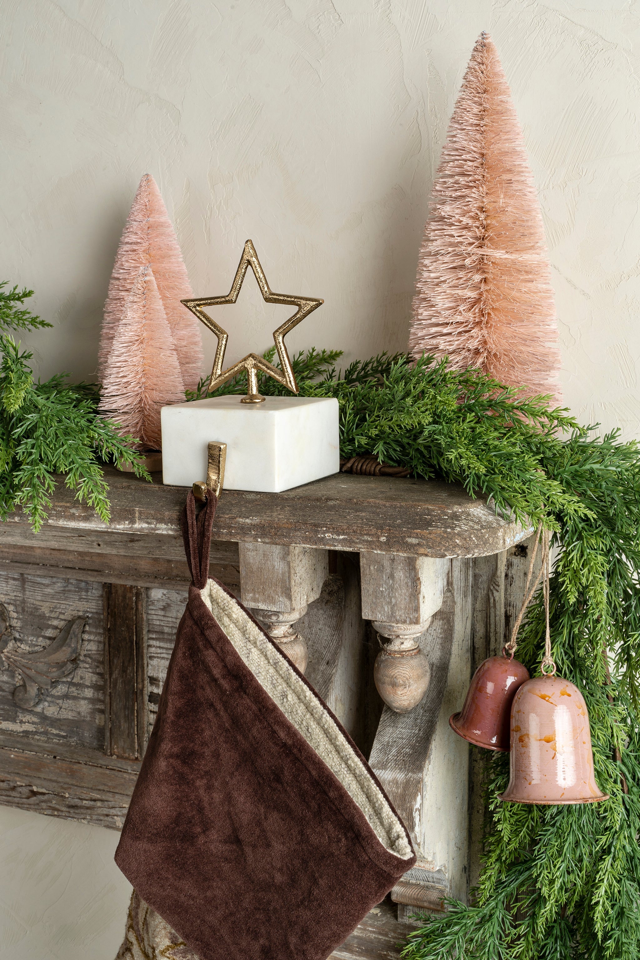 Star Marble Stocking Holder