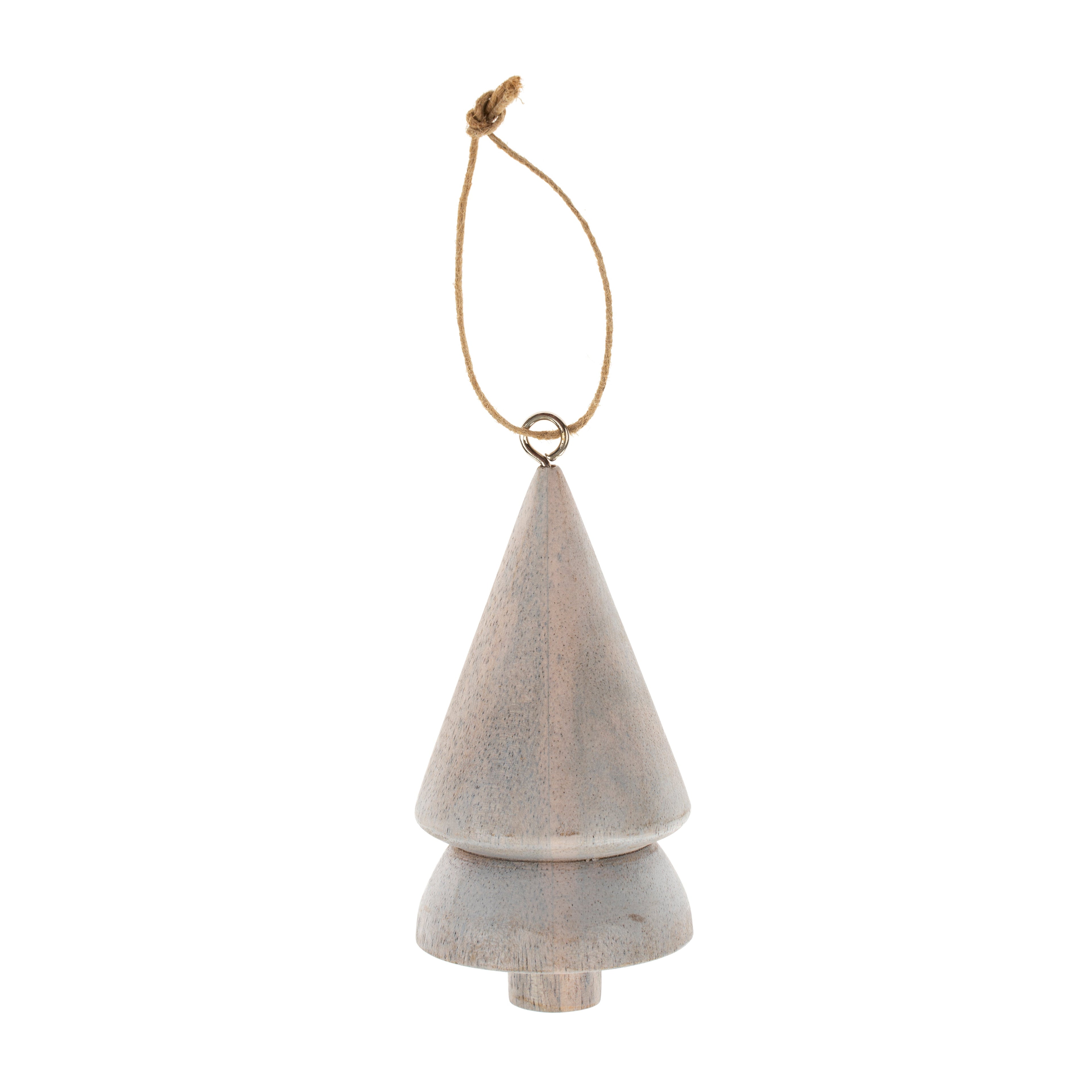 Wooden Tree Ornament, White