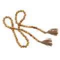 Jute & Wood Bead Garland Natural