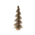 Swirl Bottle Brush Tree S, Champagne Sparkle