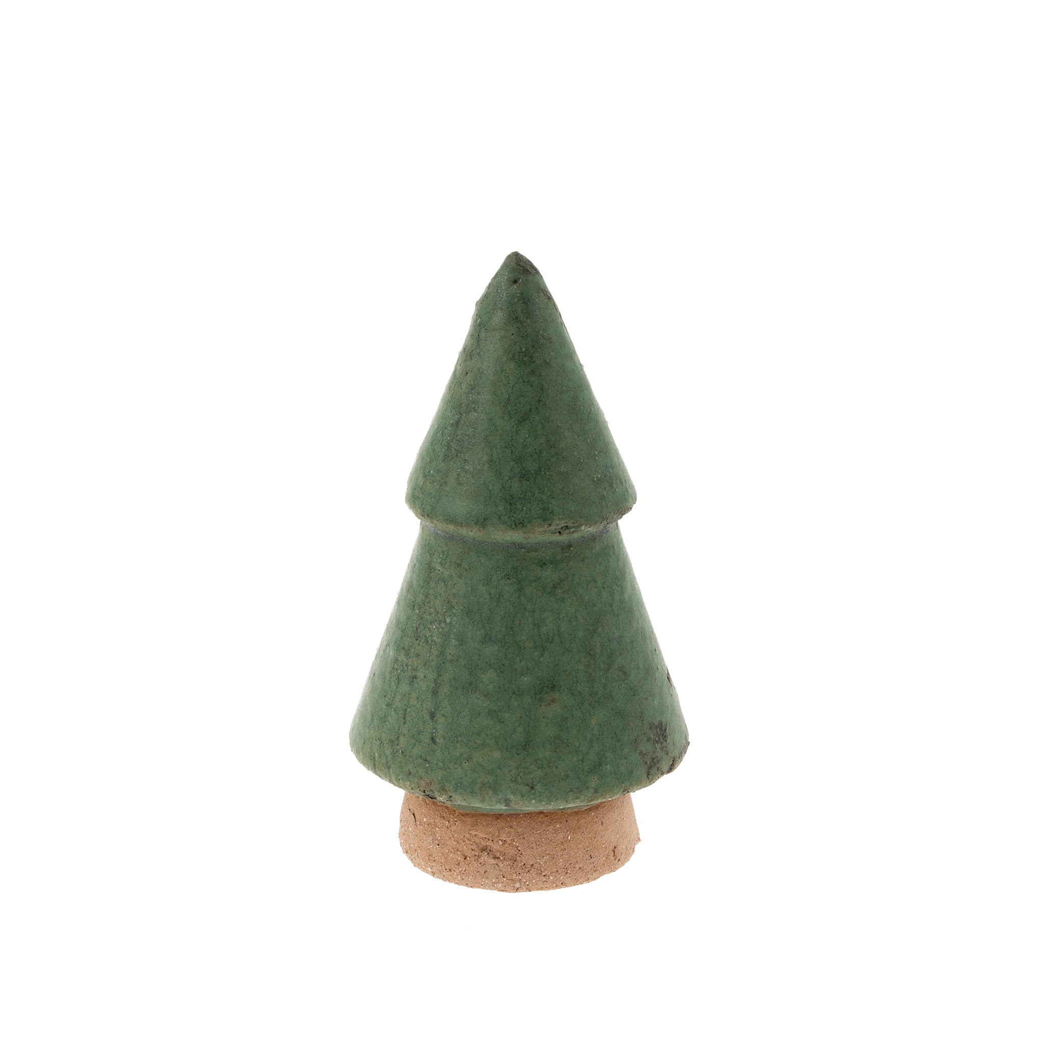 Raw Clay Christmas Tree M, Green
