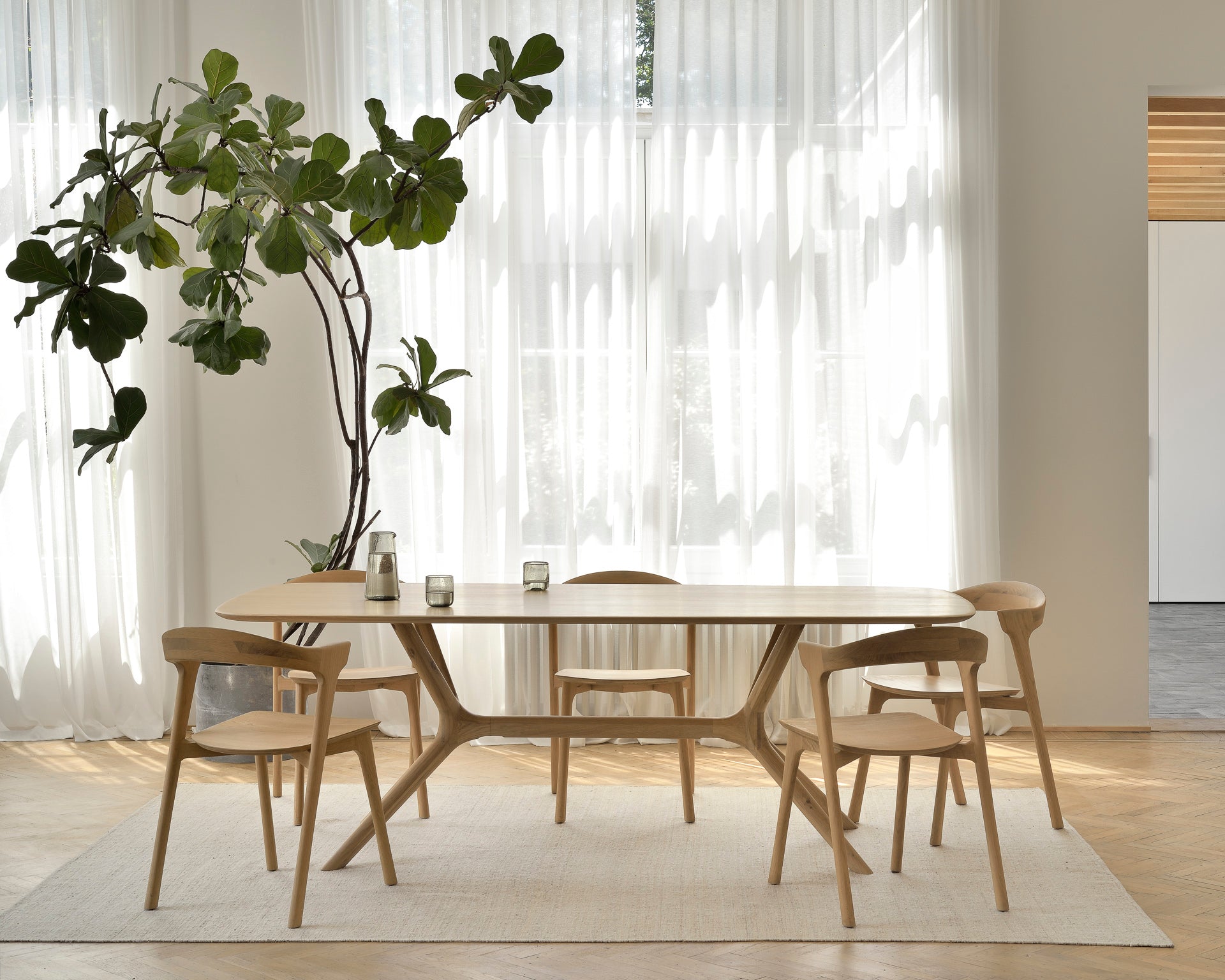 X Dining Table | Oak | Rectangular | 98" X 39"