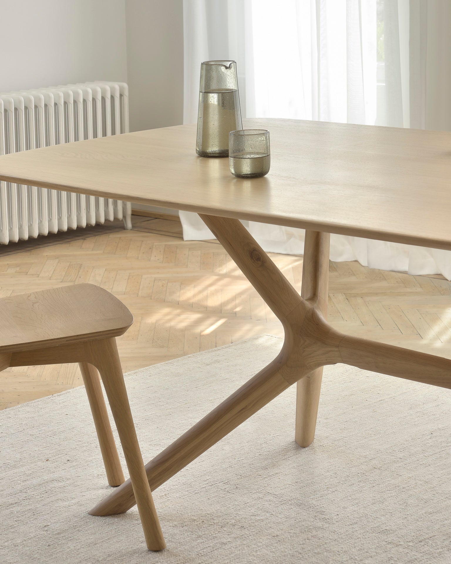 X Dining Table | Oak | Rectangular | 79" X 39"