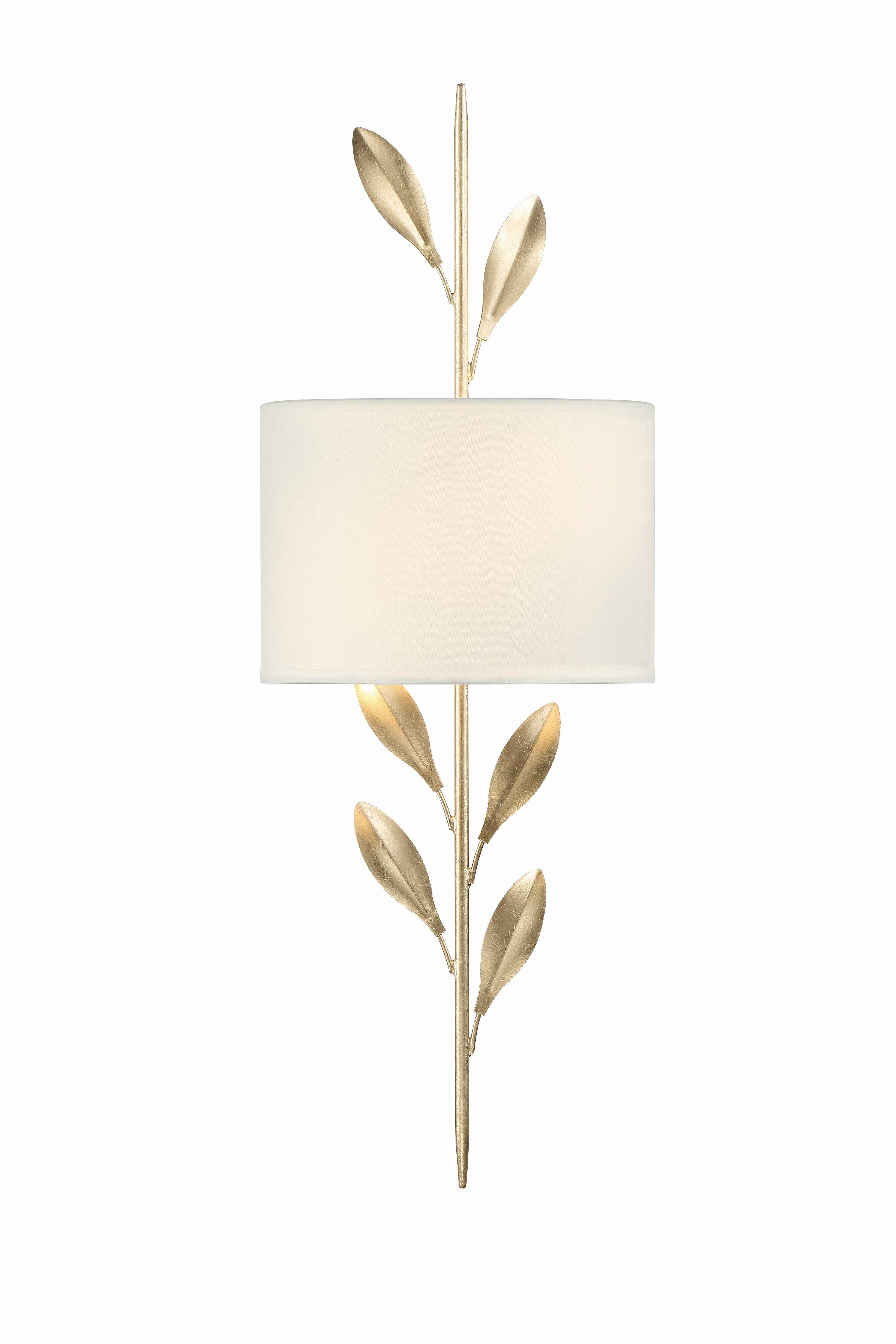 Broche 8.5'' Antique Gold Sconce