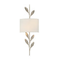 Broche 8.5'' Antique Silver Sconce