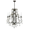 Ashton 21.5'' Hand Cut Crystal English Bronze Chandelier