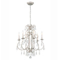 Ashton 21.5'' Hand Cut Crystal Olde Silver Chandelier