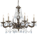 Paris Market 28'' Hand Cut Crystal Venetian Bronze Chandelier