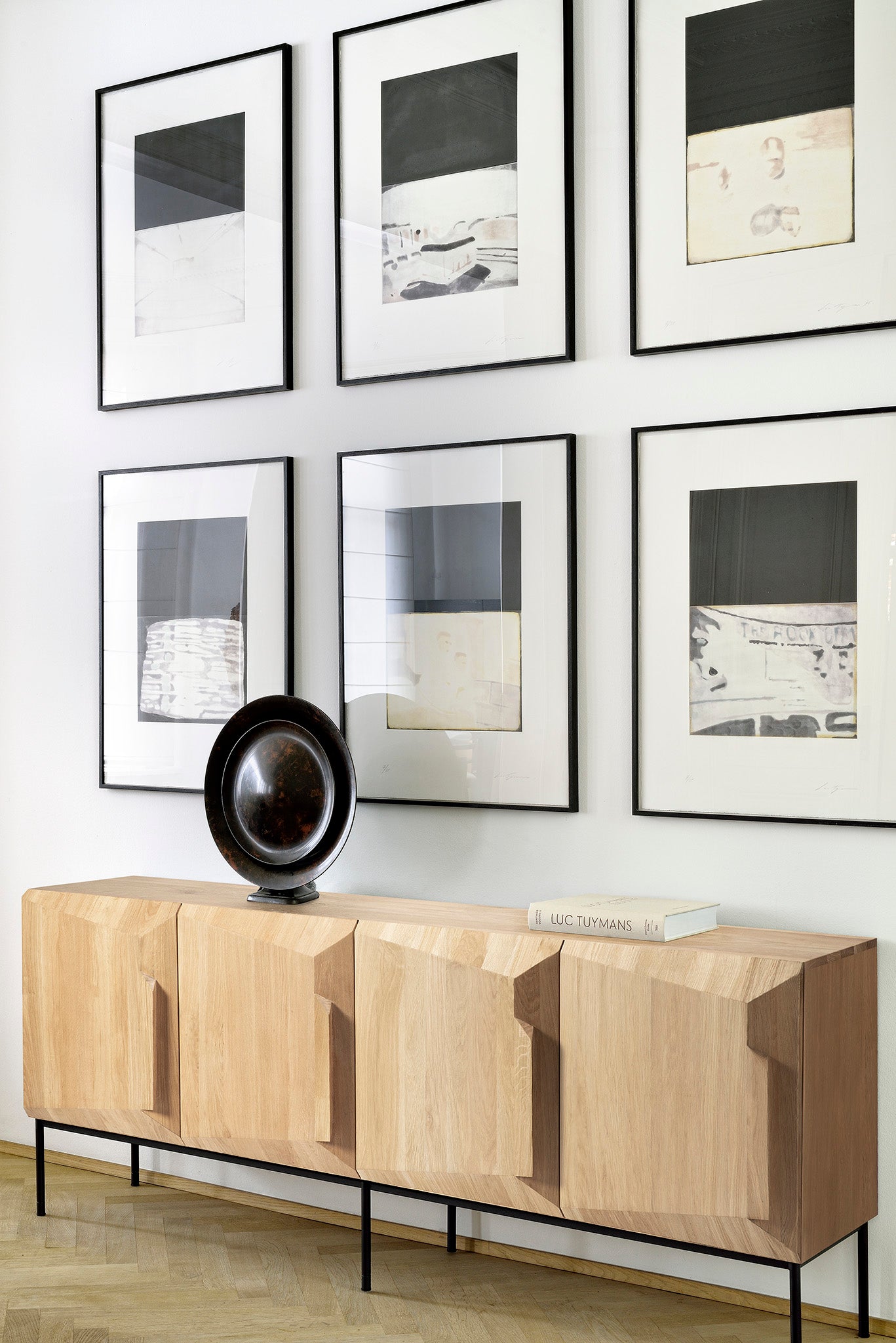 Stairs Sideboard | Varnished Oak | 4 Doors