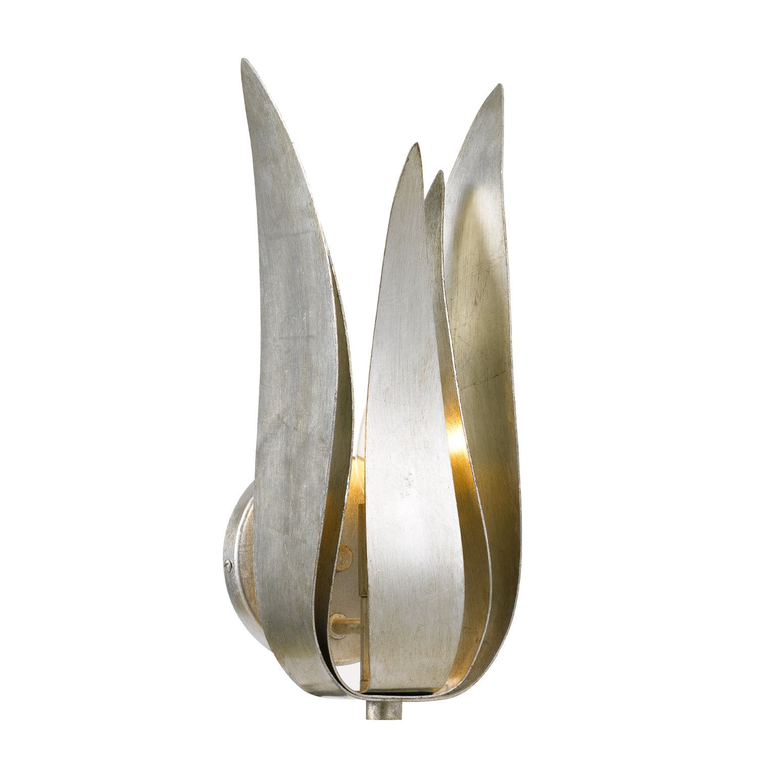 Broche 8'' Antique Silver Sconce