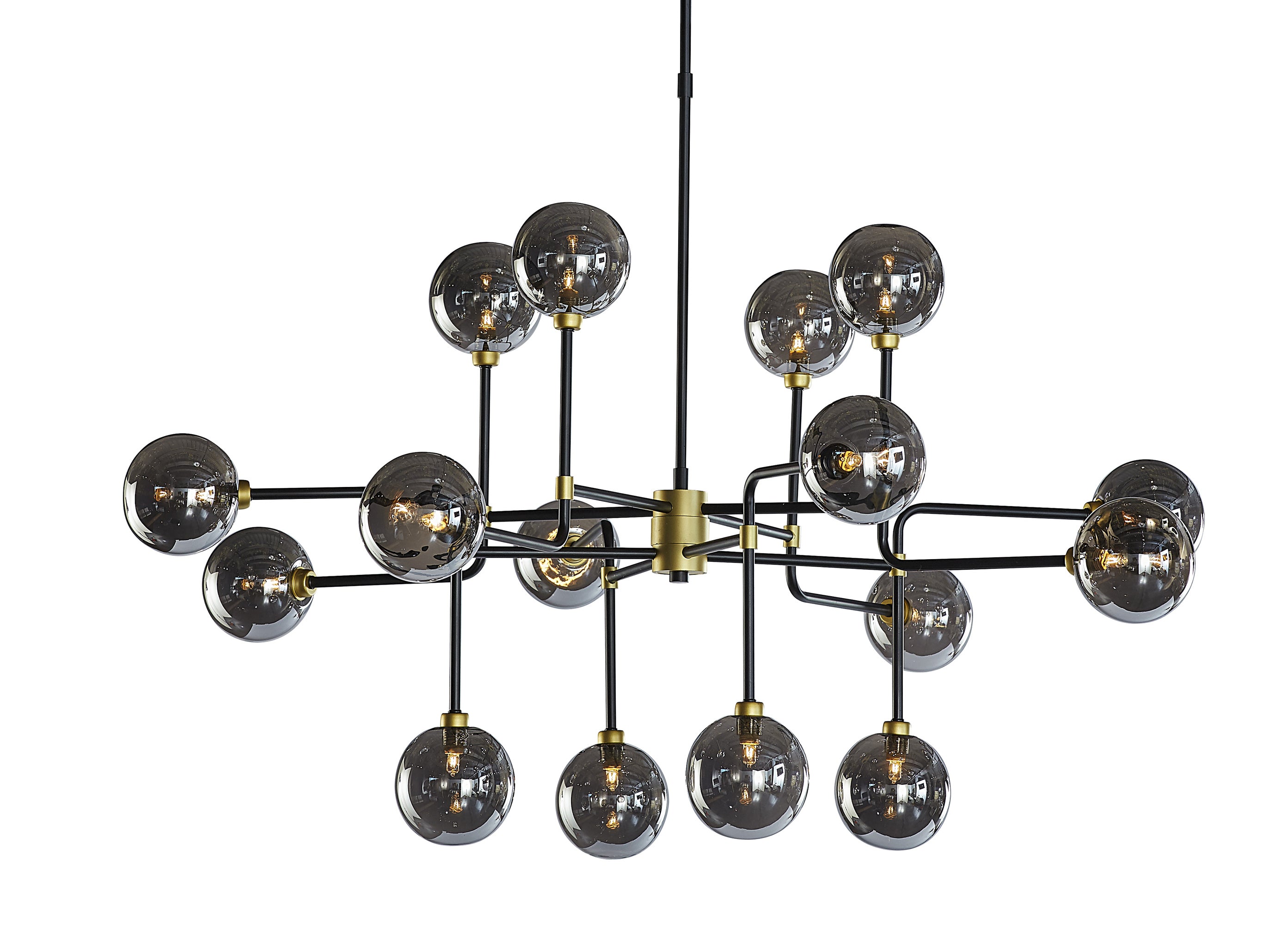 Deimos Chandelier - Large - Smoke Grey
