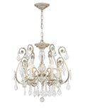 Regis 20'' Hand Cut Crystal Olde Silver Chandelier