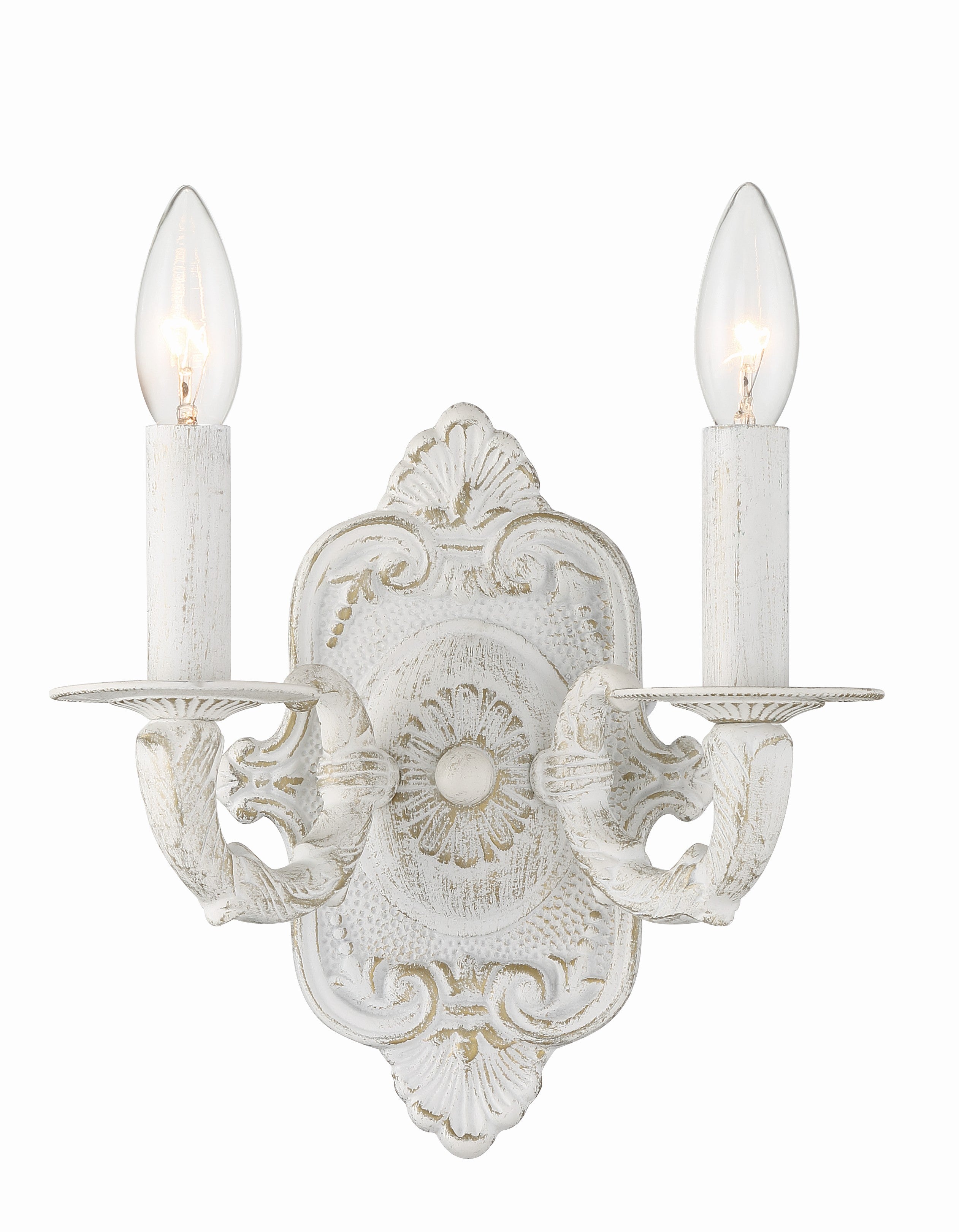 Paris Market 10'' Antique White Sconce
