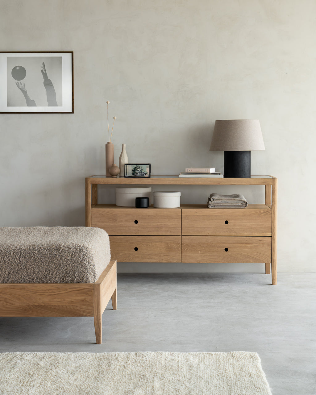 Spindle Dresser | Oak | 4 Drawers