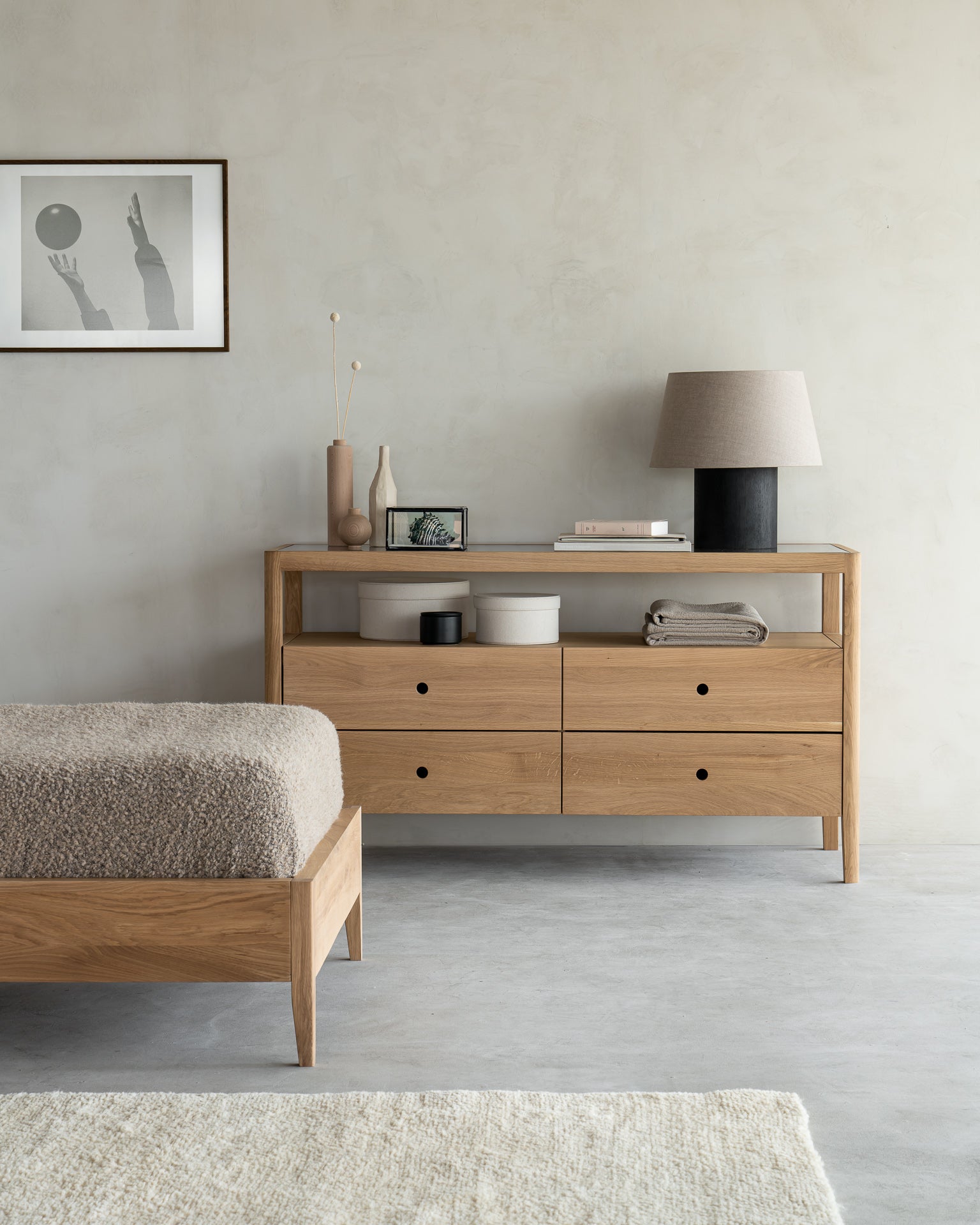 Spindle Dresser | Oak | 4 Drawers