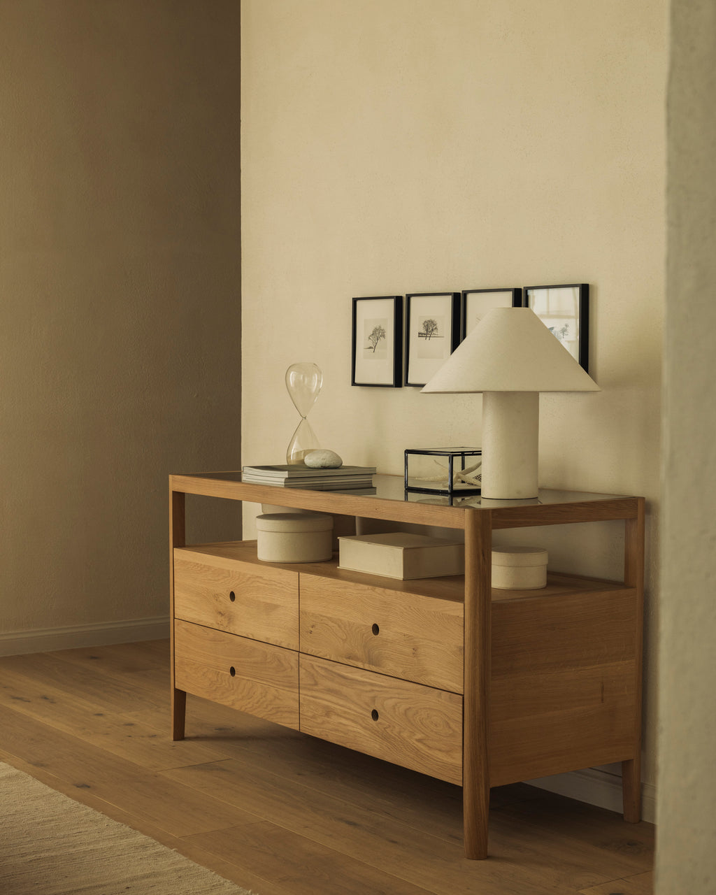 Spindle Dresser | Oak | 4 Drawers