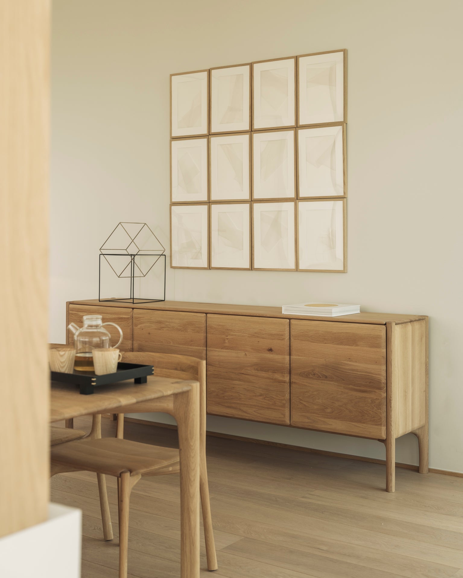 Pi Sideboard | Oak | 4 Doors