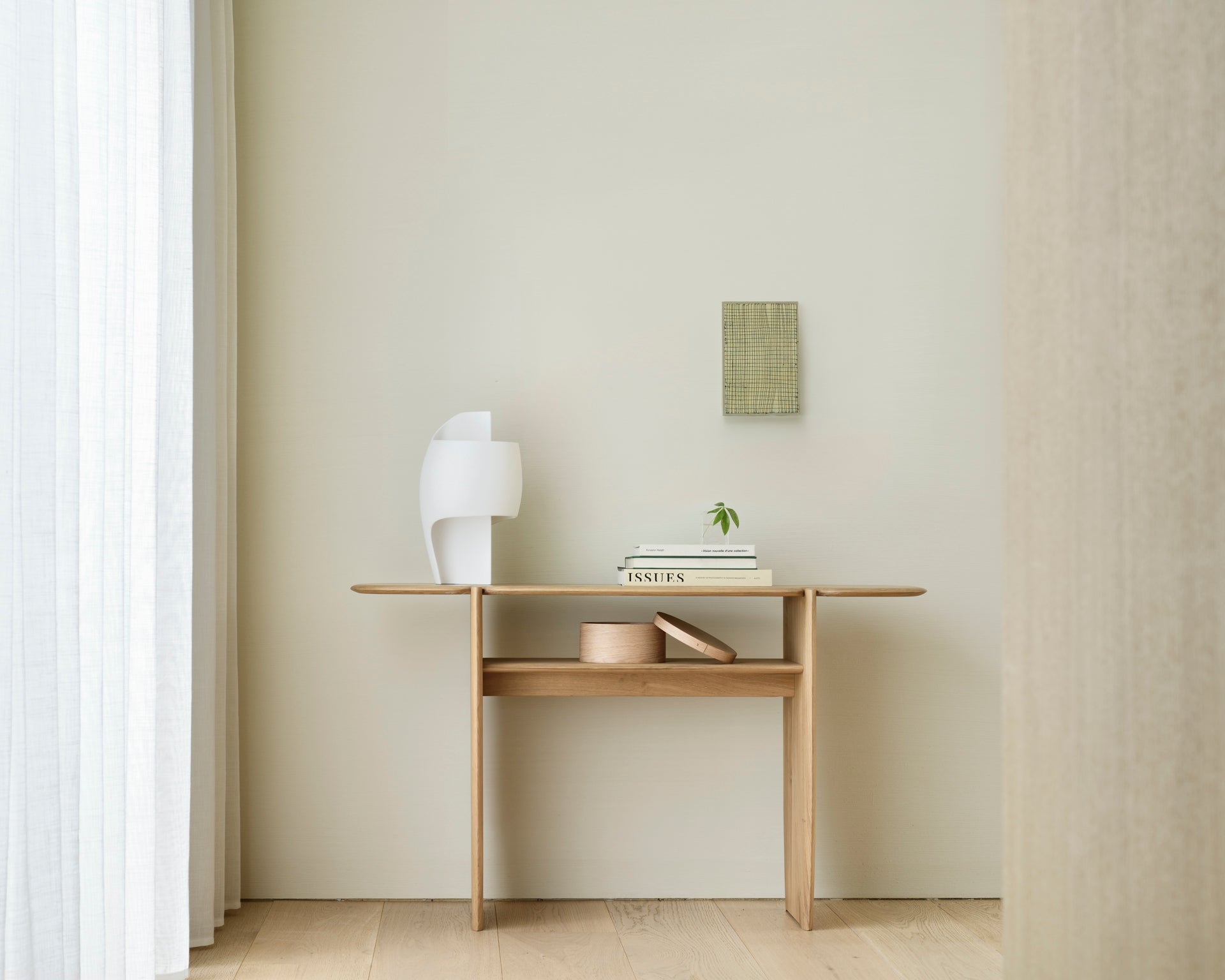 Pi Console | Oak | 2 Legs