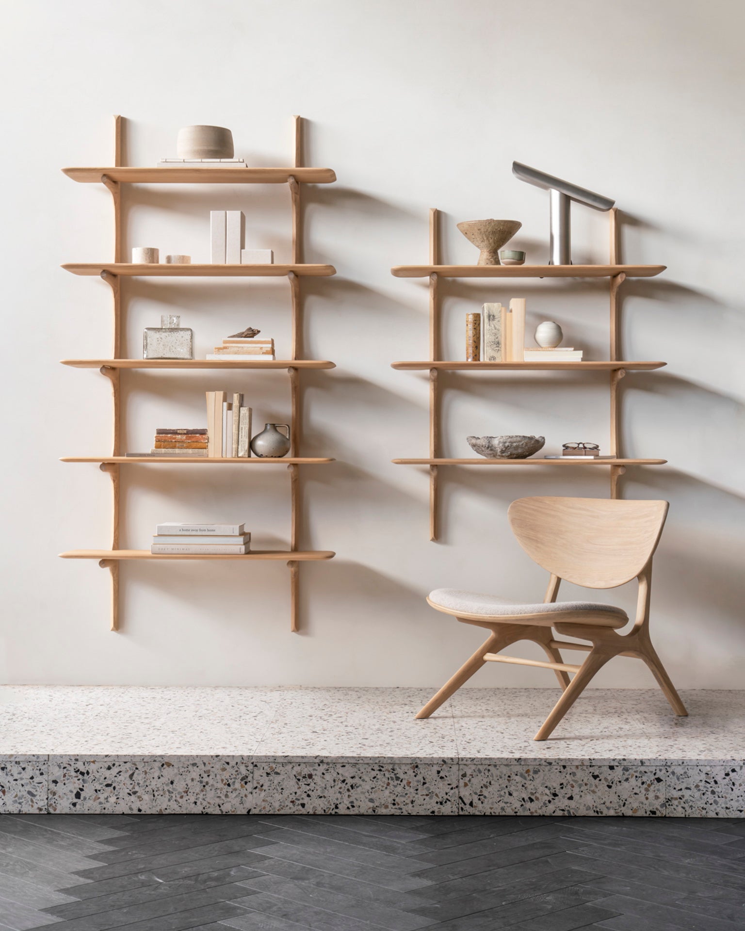 Pi Wall Shelf | Oak | 3 Shelves