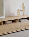 Shadow Tv Cupboard | Oak | 3 Drawers