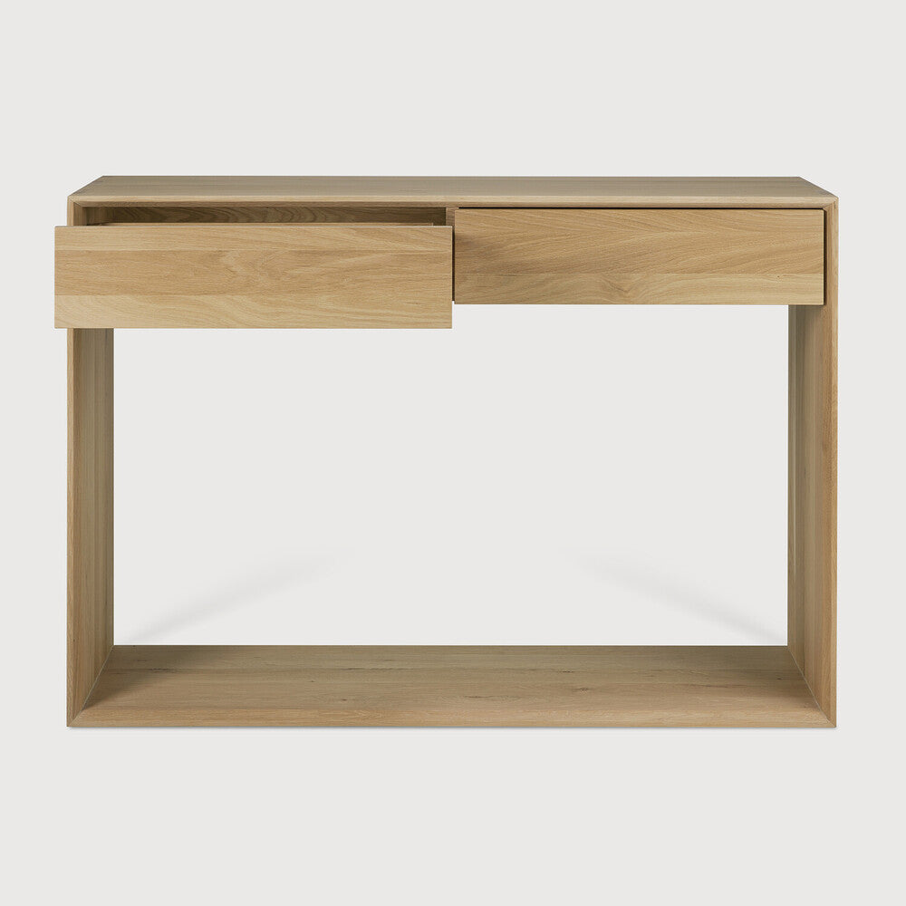 Nordic Console | Oak | 2 Drawers