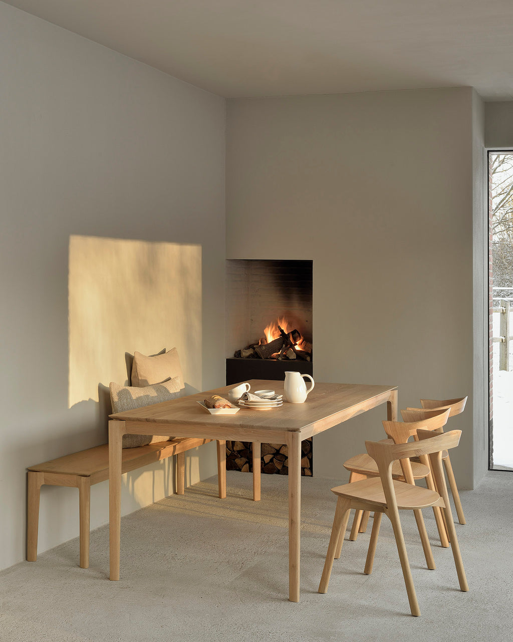 Bok Dining Table | Oak | Rectangular | 87" X 37"