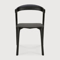 Bok Dining Chair | Varnished Oak | Black