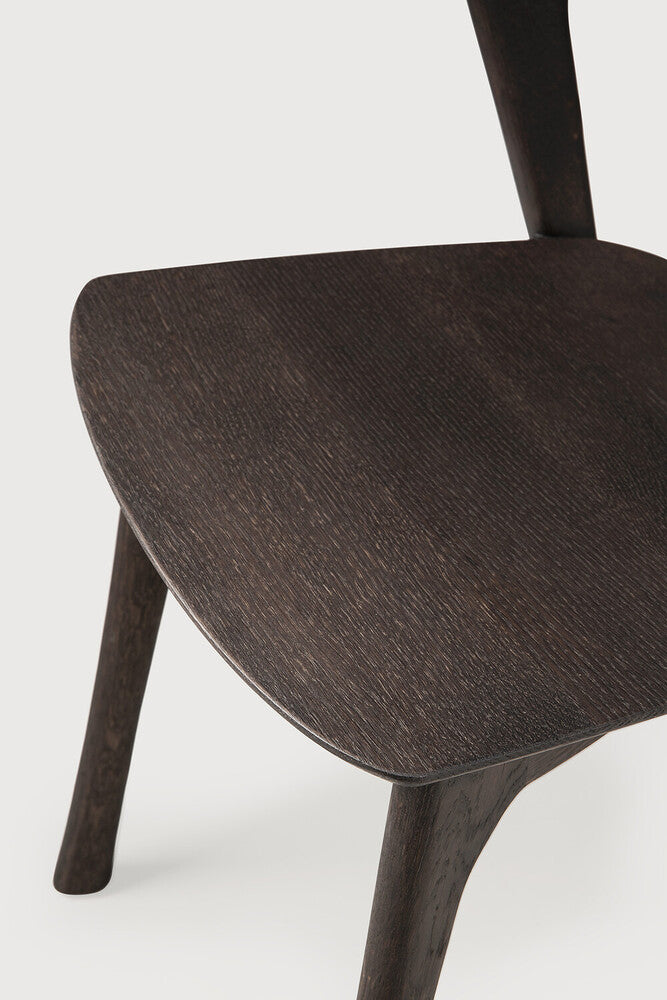 Bok Dining Chair | Varnished Oak | Brown