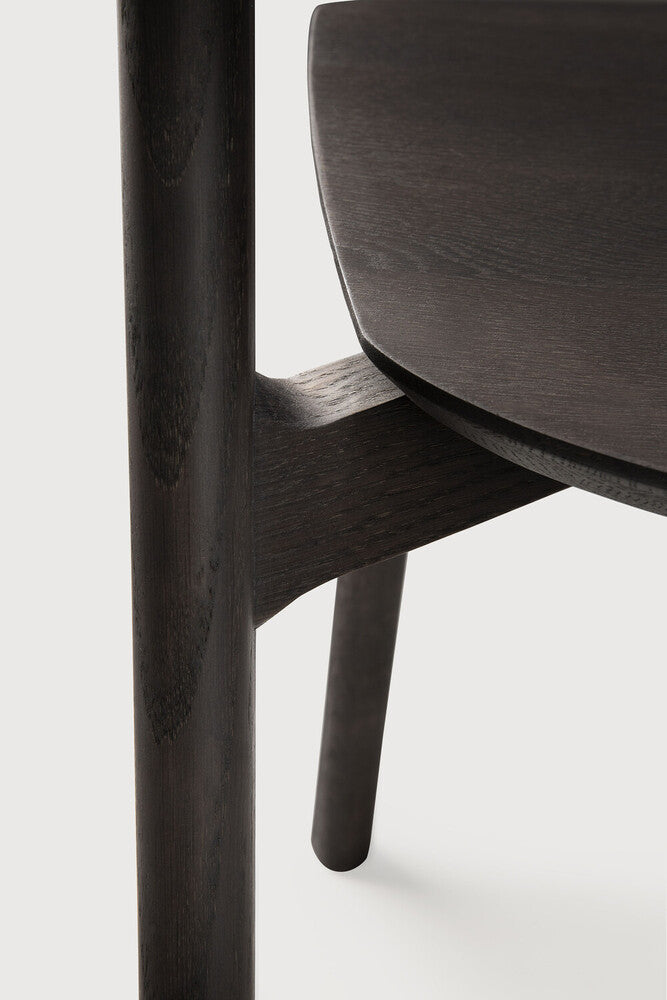 Bok Dining Chair | Varnished Oak | Brown