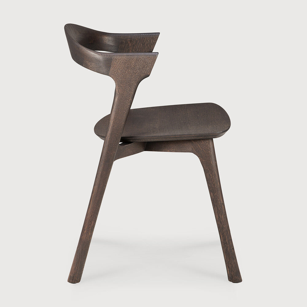 Bok Dining Chair | Varnished Oak | Brown