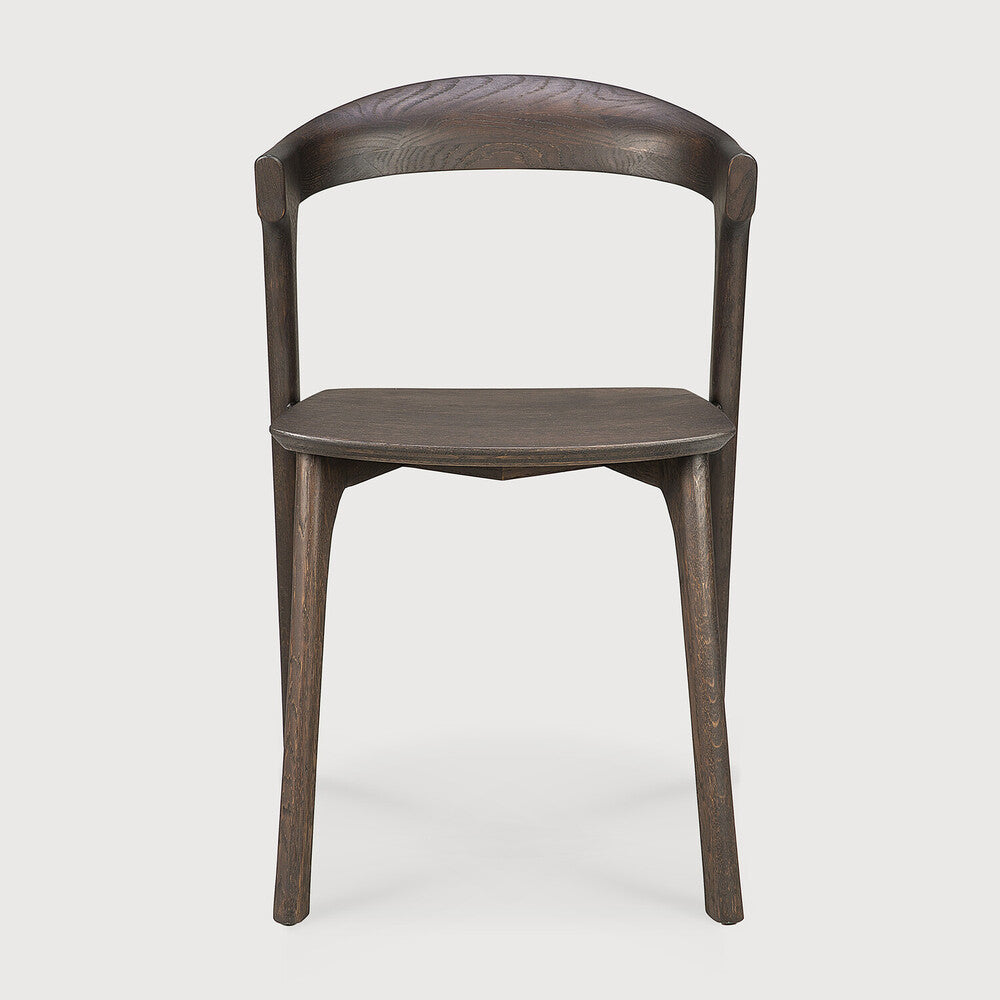 Bok Dining Chair | Varnished Oak | Brown