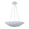 Broche 24.5'' Matte White Chandelier