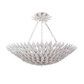 Broche 24.5'' Matte White Semi Flush Mount