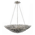 Broche 30'' Antique Silver Chandelier