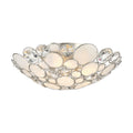 Palla 16'' Antique Silver Semi Flush Mount