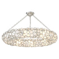 Palla 32'' Antique Silver Semi Flush Mount