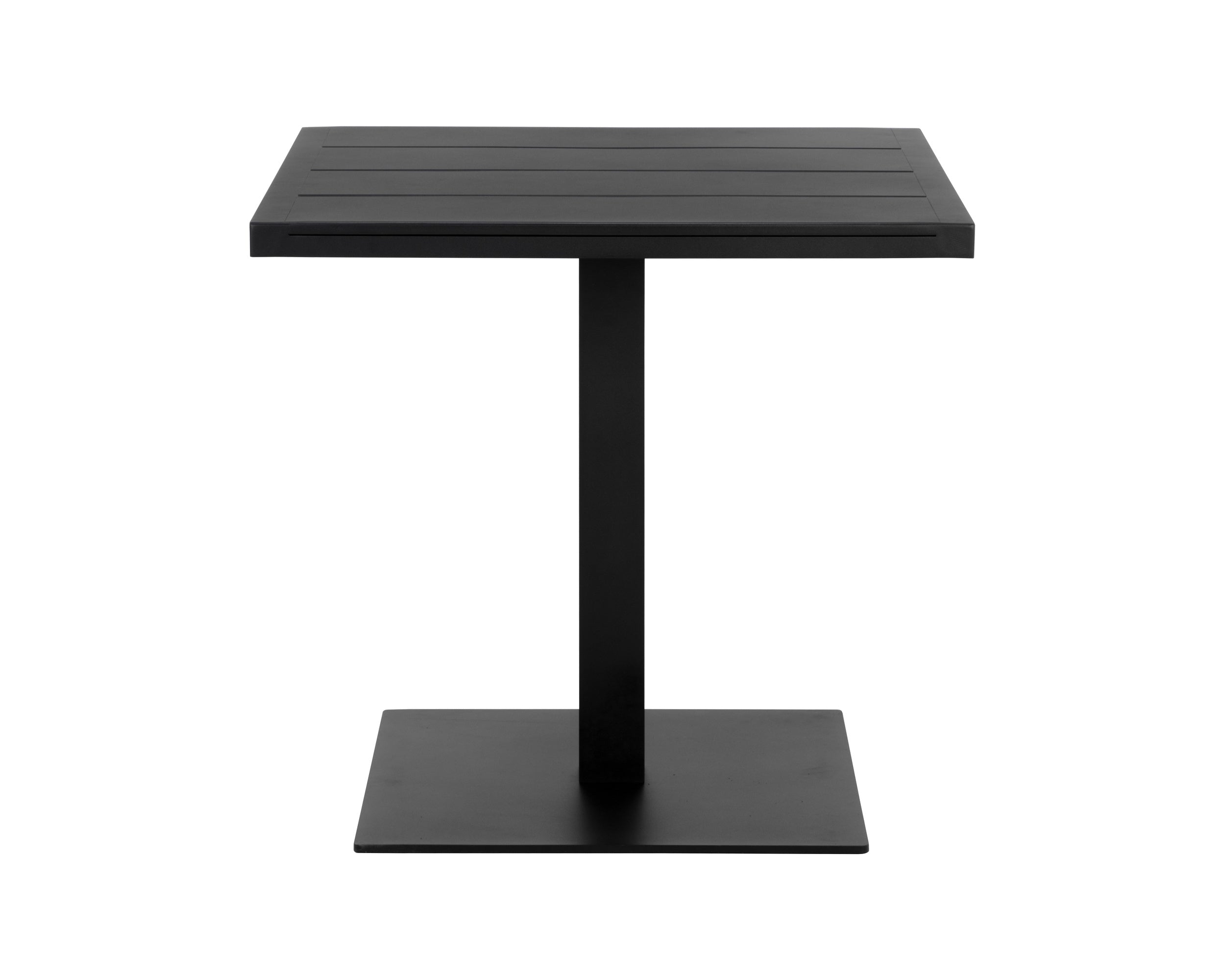 Merano Bistro Table - Square - Black - 32"