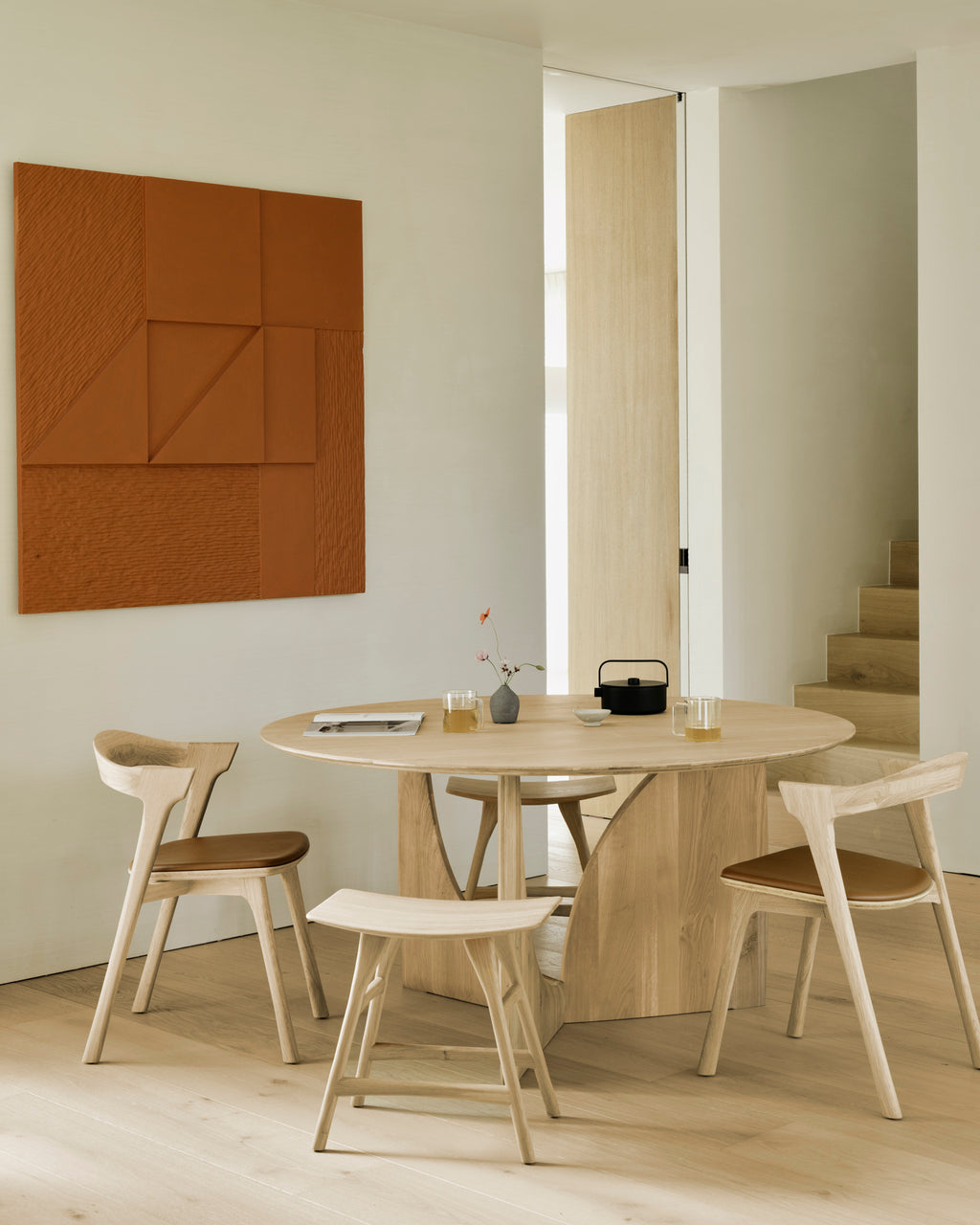 Geometric Dining Table | Oak | Round