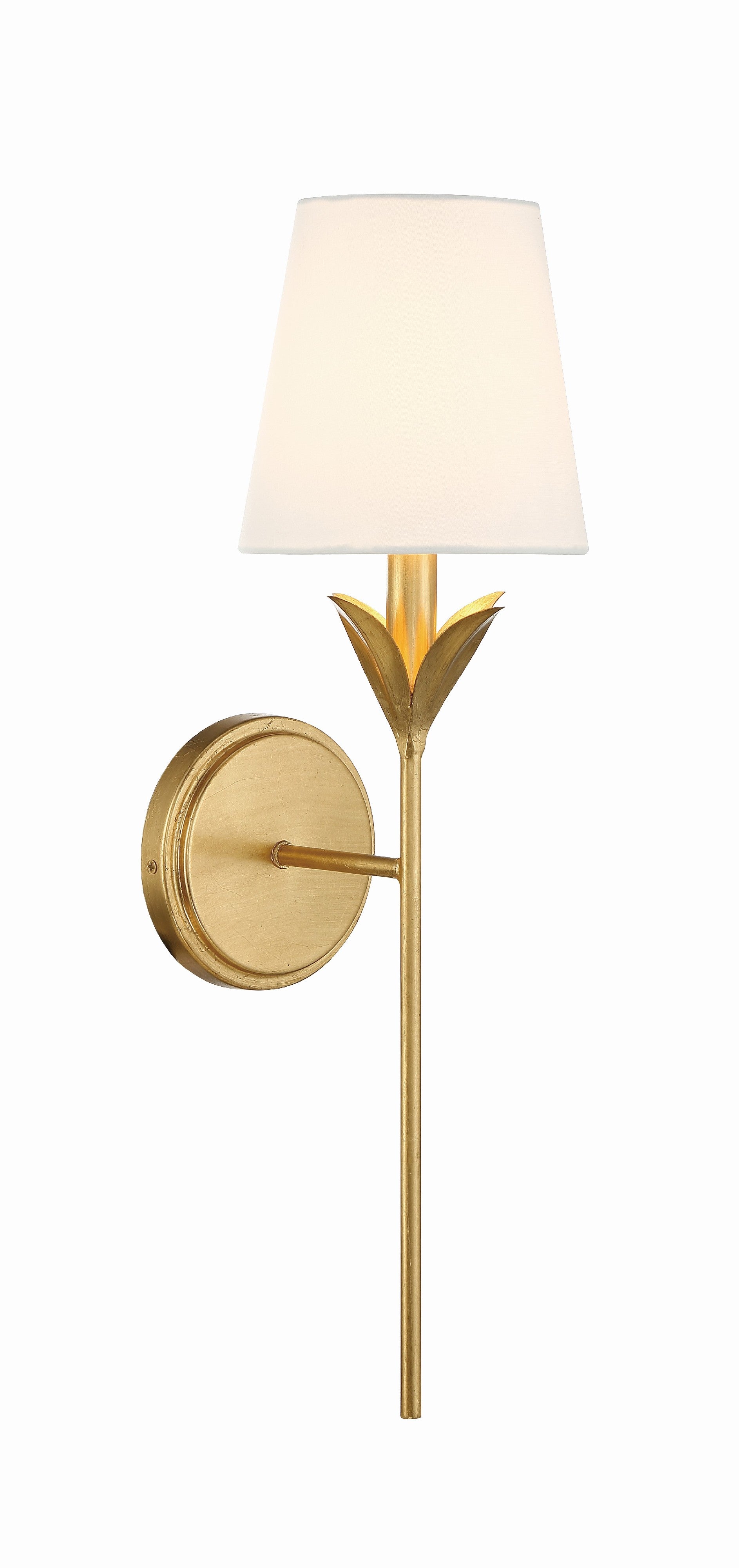 Broche 6'' Antique Gold Sconce
