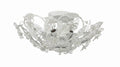 Paris Market 16'' Antique White Semi Flush Mount