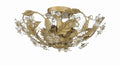 Paris Market 16'' Gold Leaf Semi Flush Mount