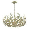 Broche 27'' Champagne Green Tea Chandelier