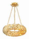 Broche 18'' LED Antique Gold Chandelier